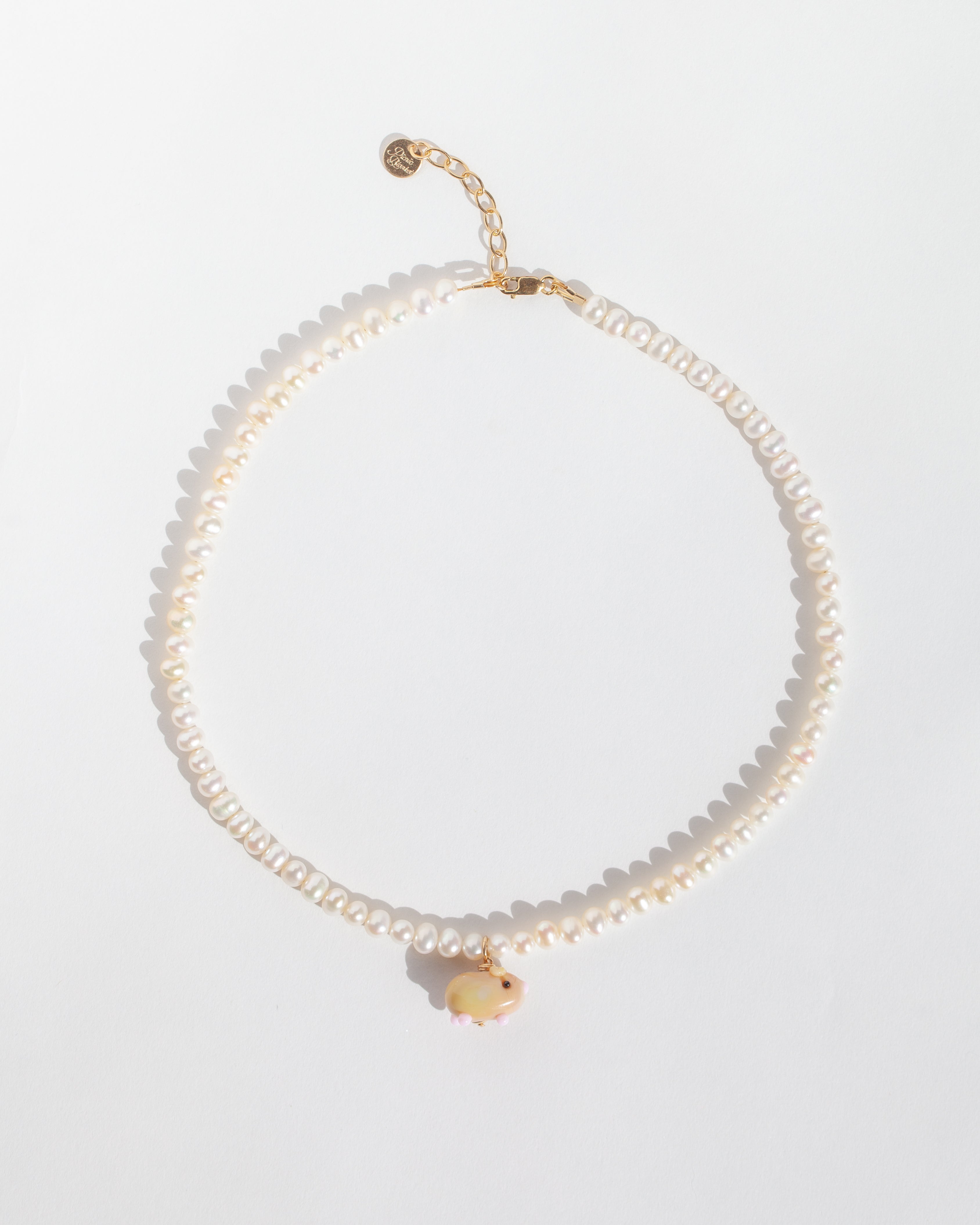 Pearly Piggie Necklace Picnic Blanket