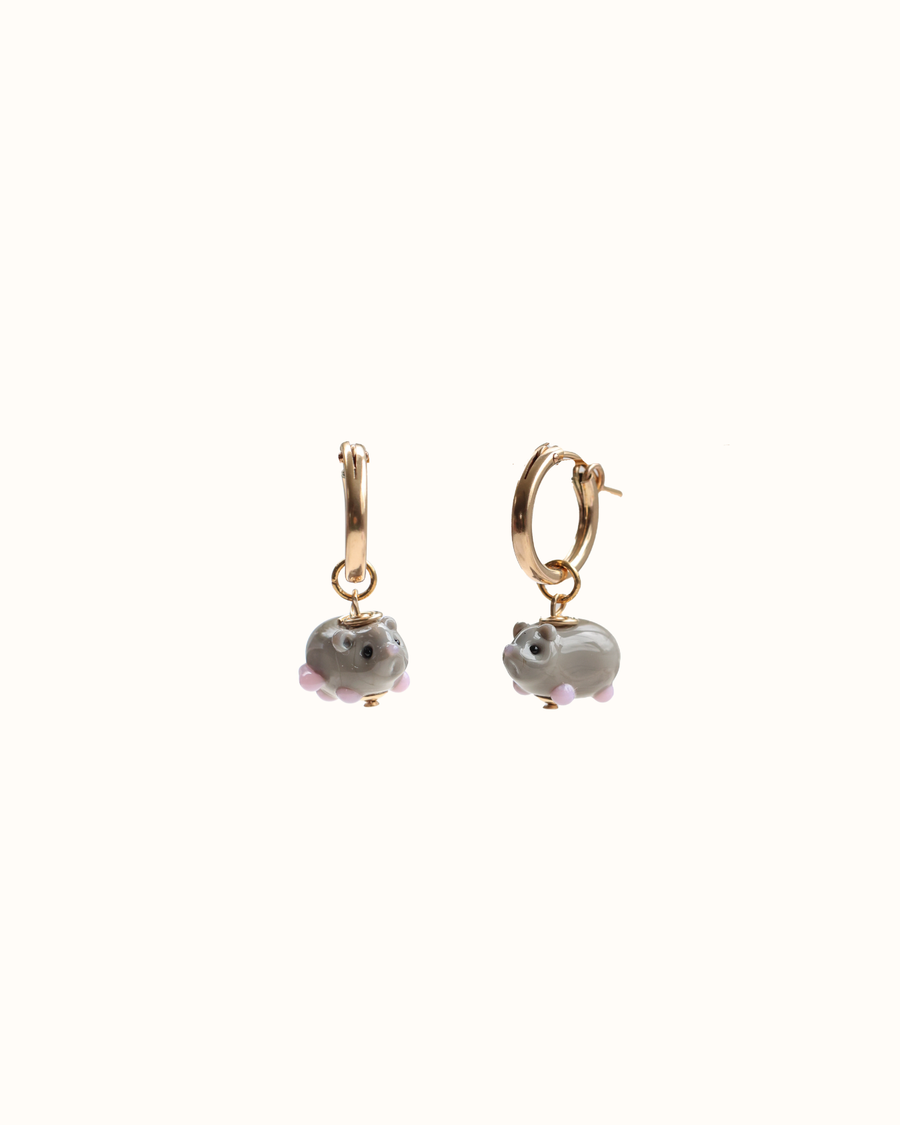 Rat Earrings