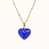 Spring Heart Charm Necklace