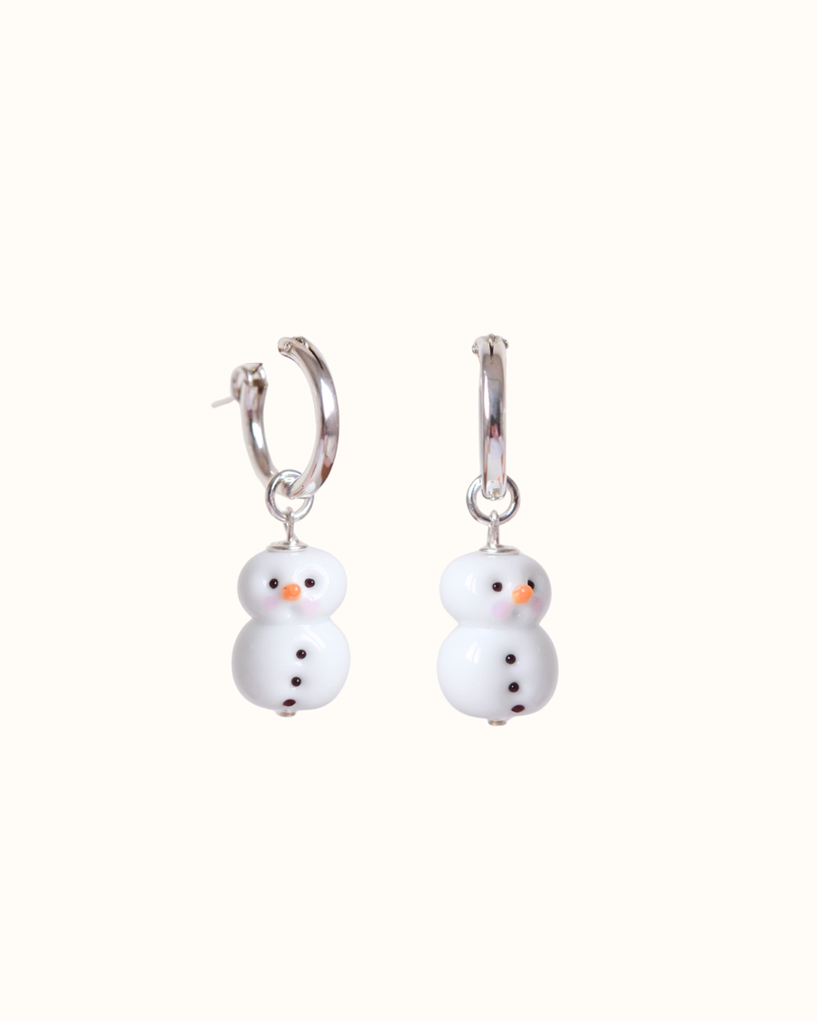 Snowman Earrings
