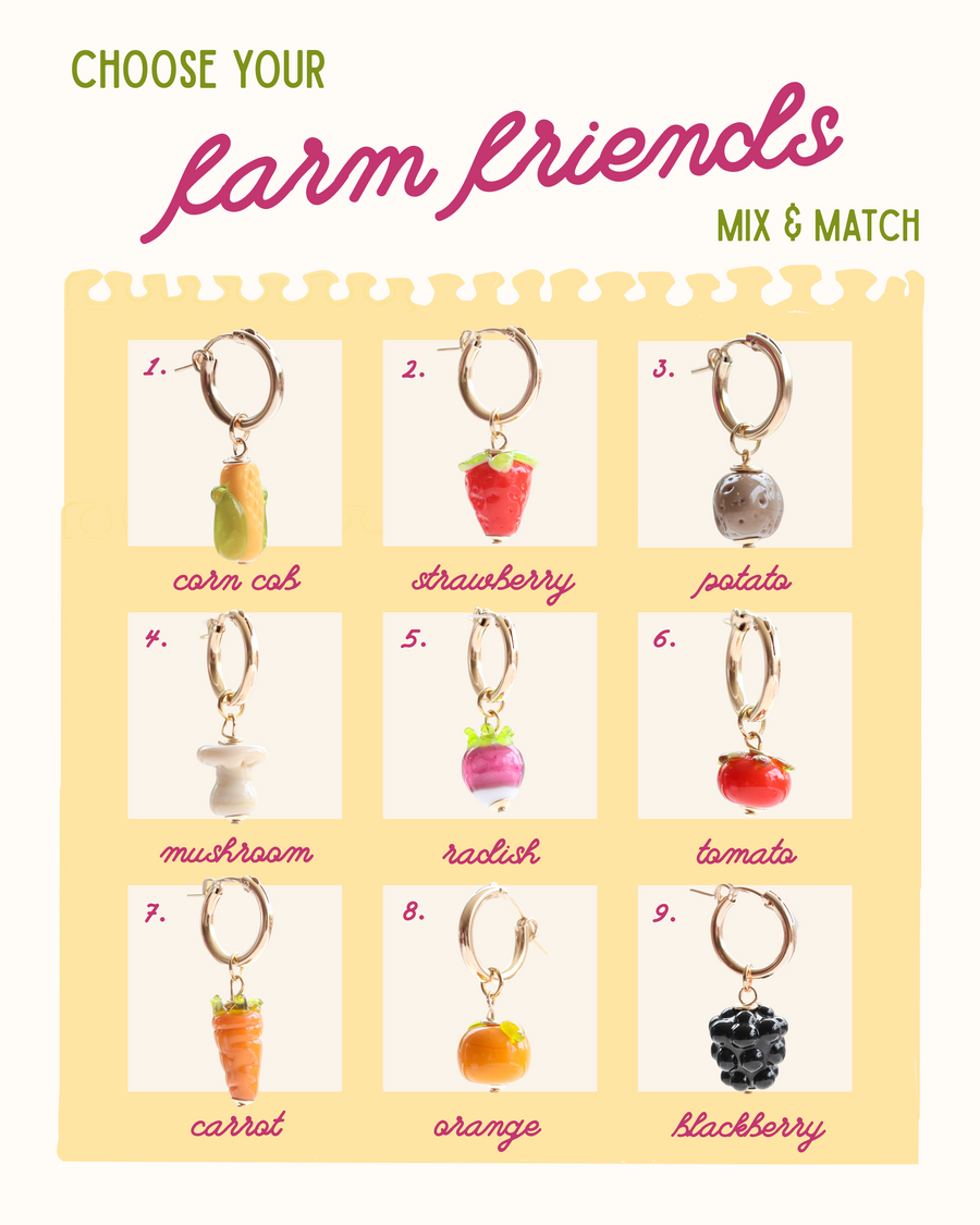 Farm Friends Mix & Match Earrings!