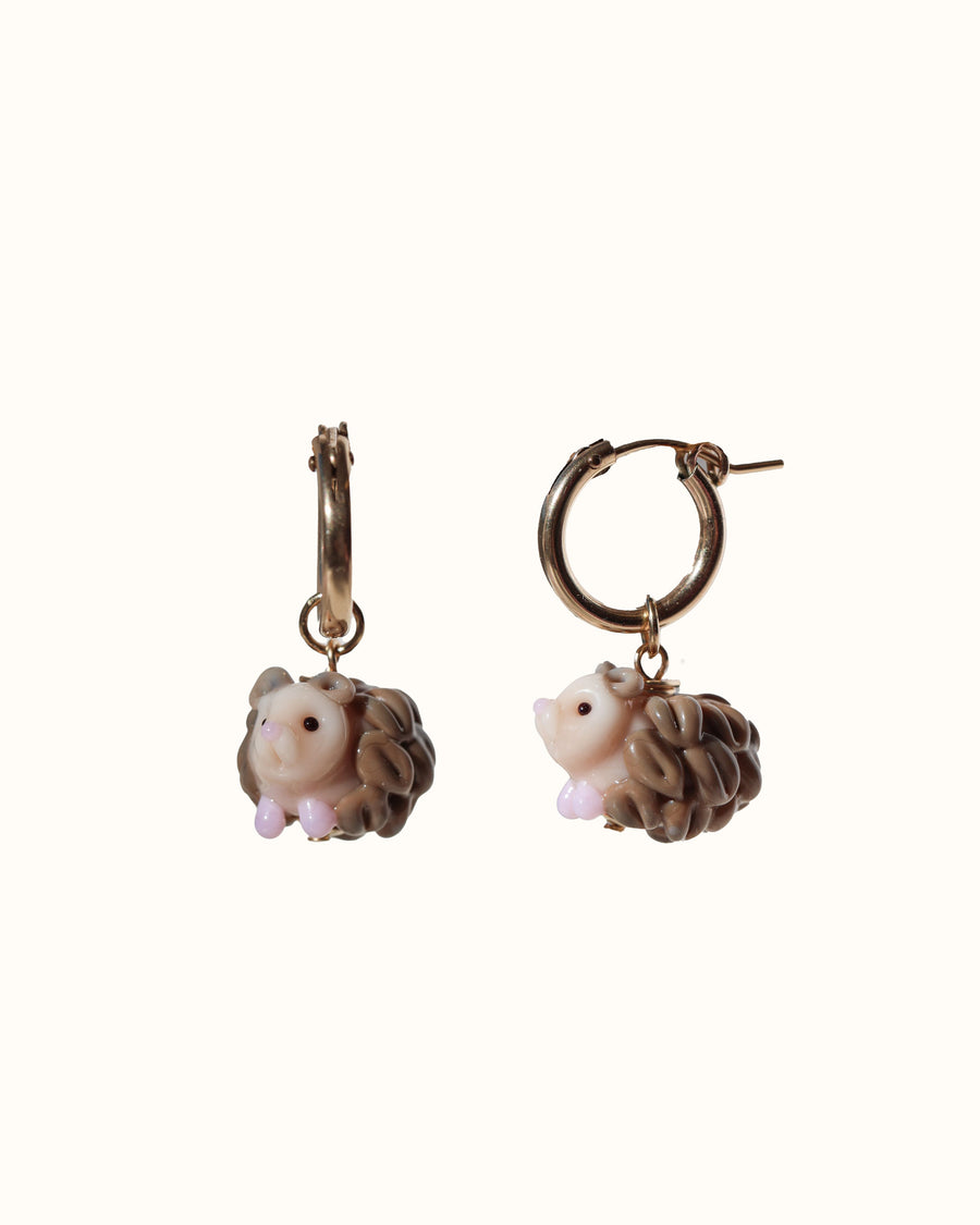 Hedgehog Earrings