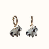 Raccoon Earrings