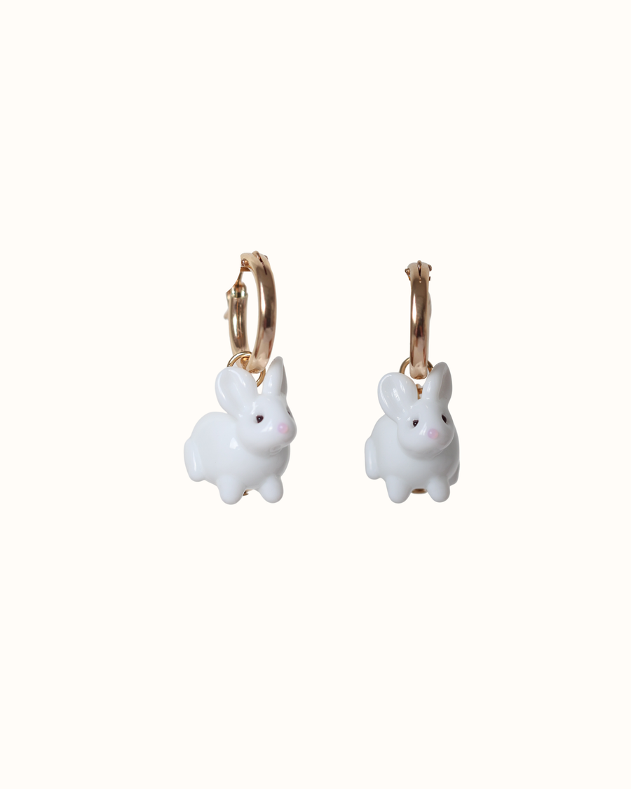 Snow Bunny Earrings