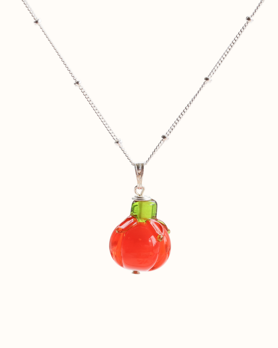 Pumpkin Charm Necklace