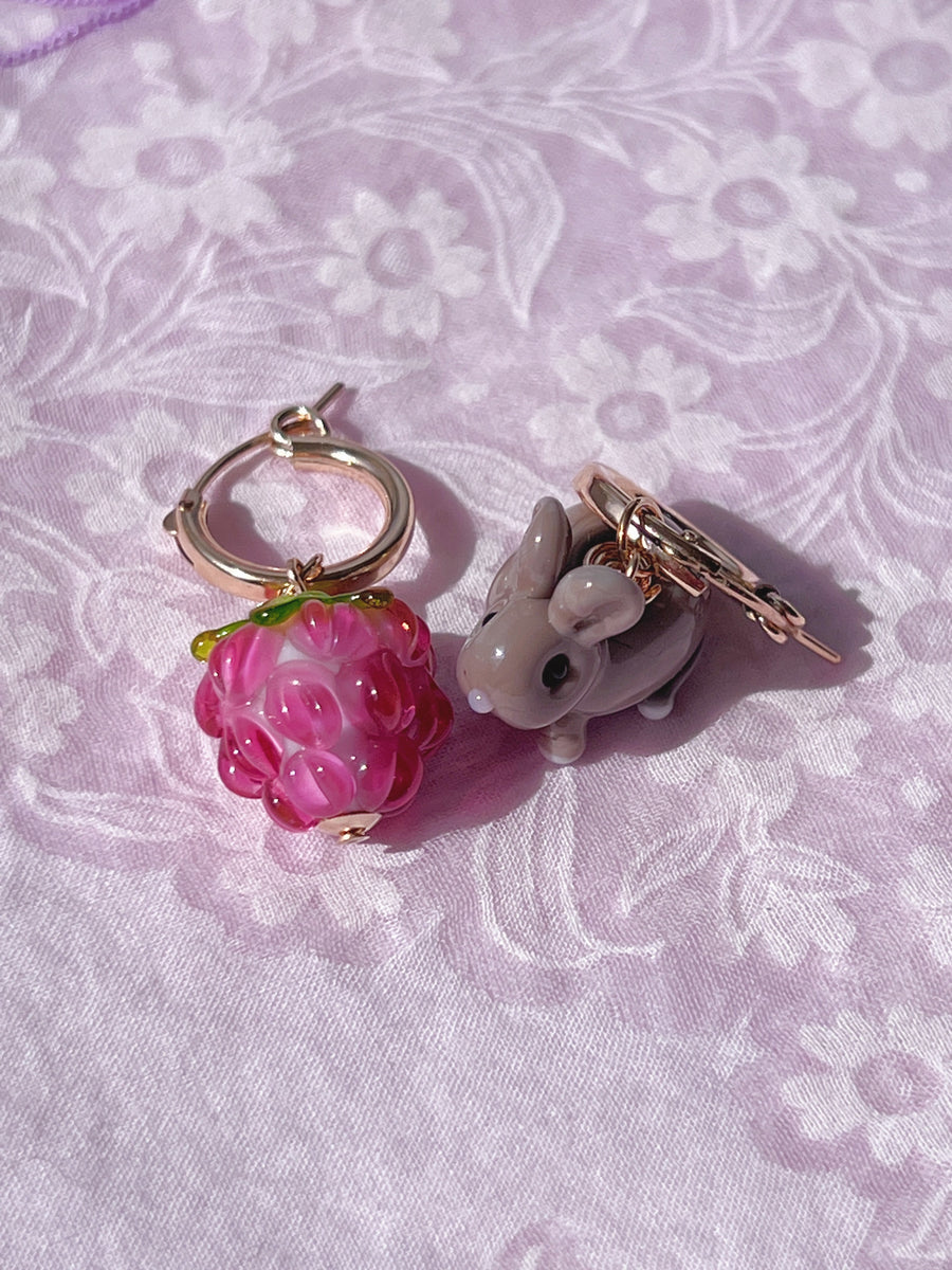 Berry & Bunny Earrings (Mix & Match)