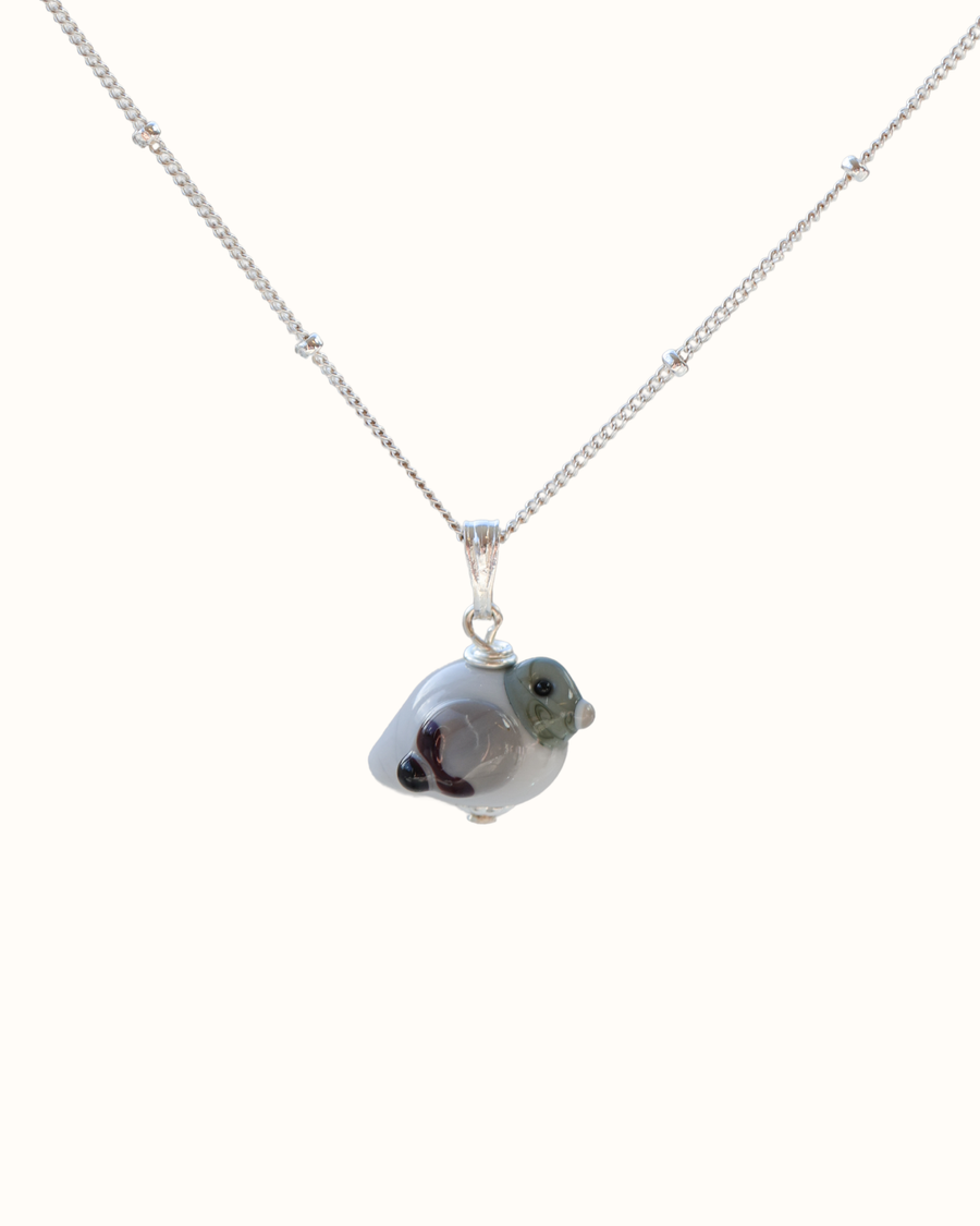 Pigeon Charm Necklace