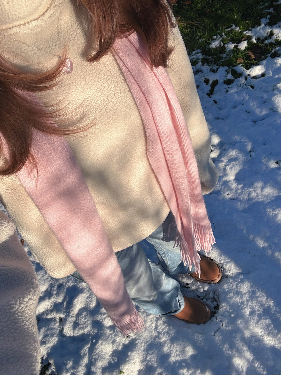 Blush Heart Charm Necklace