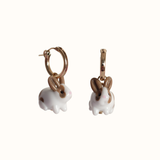 Brown Bunny Earrings