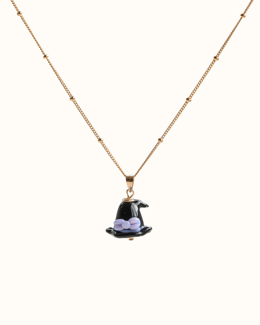 Witches Hat Charm Necklace