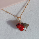 Robin Charm Necklace