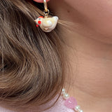 Spring Chicken Earrings