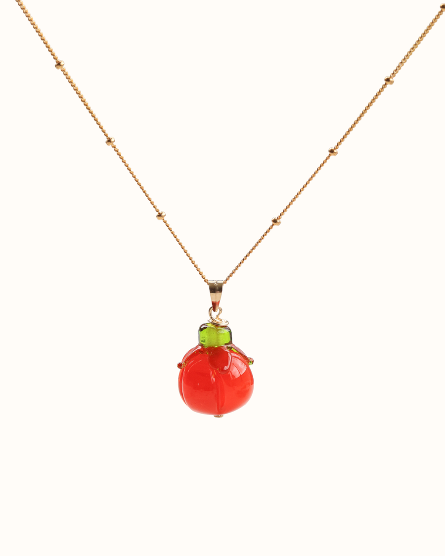 Pumpkin Charm Necklace