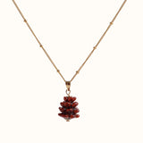 Pinecone Charm Necklace
