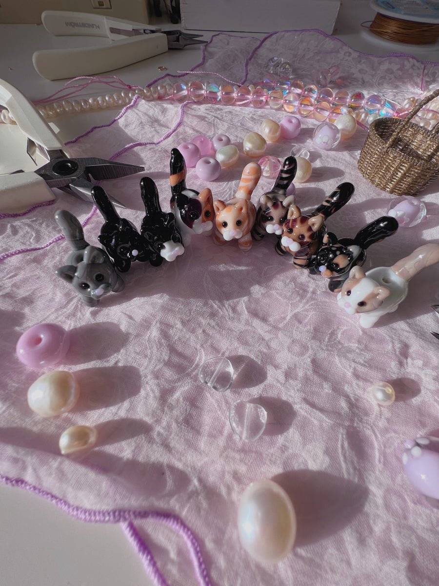 Custom Kitty Charm Necklace *Extended Pre Order 22-26 weeks - Limited Slots Available*