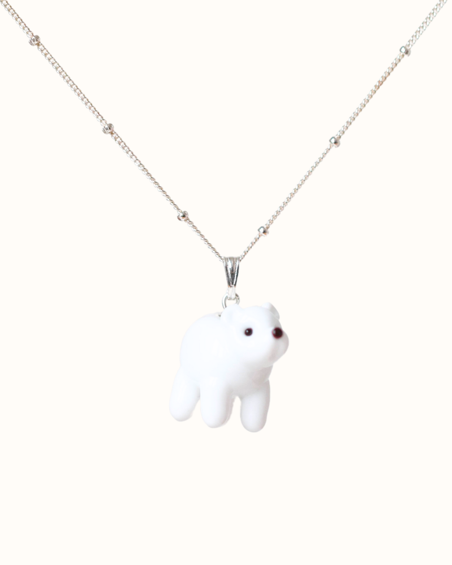 Polar Bear Charm Necklace