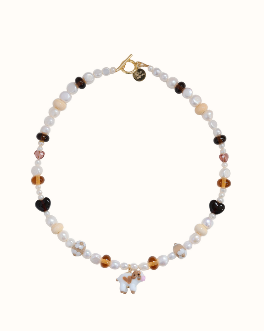 Daisy Cow Necklace