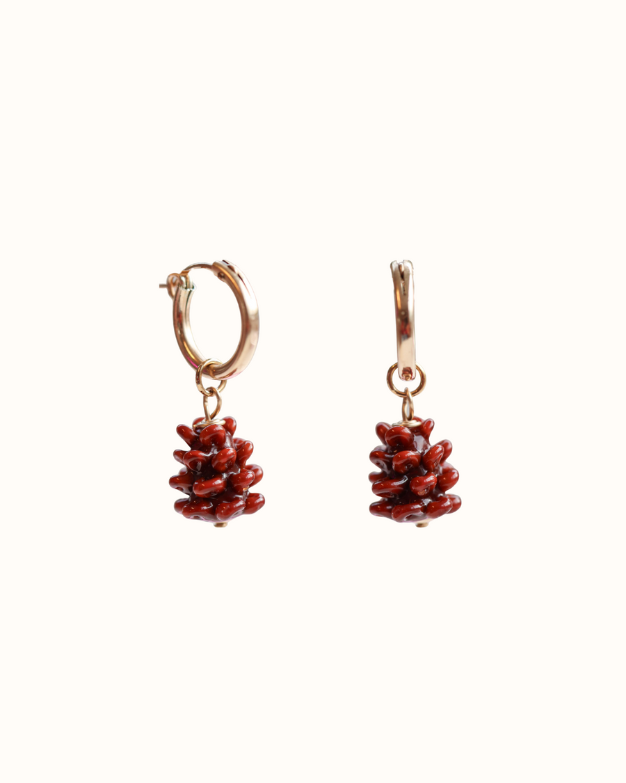 Pinecone Earrings