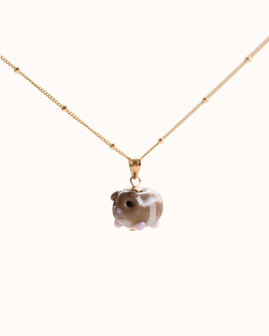 CUSTOM Guinea Pig Charm Necklace *Extended Pre Order 22-26 weeks - Limited Slots Available*