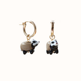 Badger Earrings