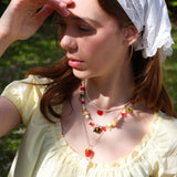 Prize Strawberry Charm Necklace