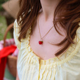 Juicy Apple Charm Necklace