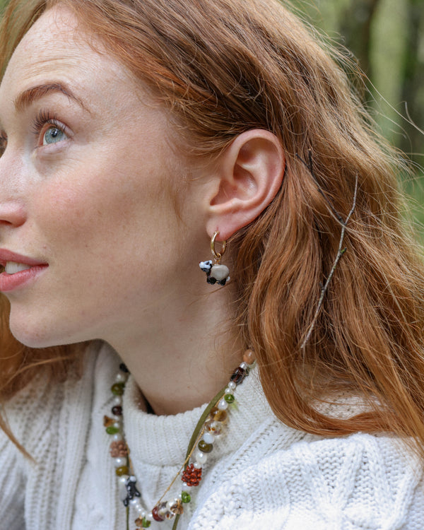 Badger Earrings