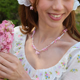 Piggies in Petals Necklace