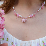Piggies in Petals Necklace