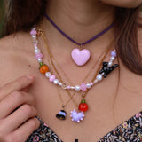 Pumpkin Charm Necklace