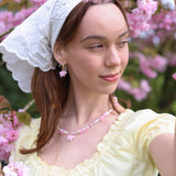 Piggies in Petals Necklace