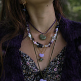 Halloween Picnic Heart Charm Necklace