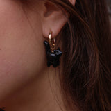 Black Cat Earrings