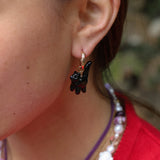 Black Cat Earrings