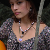 Halloween Picnic Cord Necklace