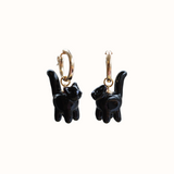 Black Cat Earrings