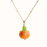 Pumpkin Charm Necklace