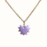 Halloween Picnic Heart Charm Necklace