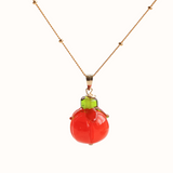 Pumpkin Charm Necklace
