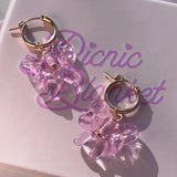 Glass Ribbon Earrings