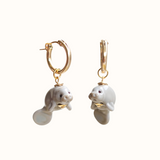 Manatee Earrings