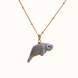 Manatee Charm Necklace