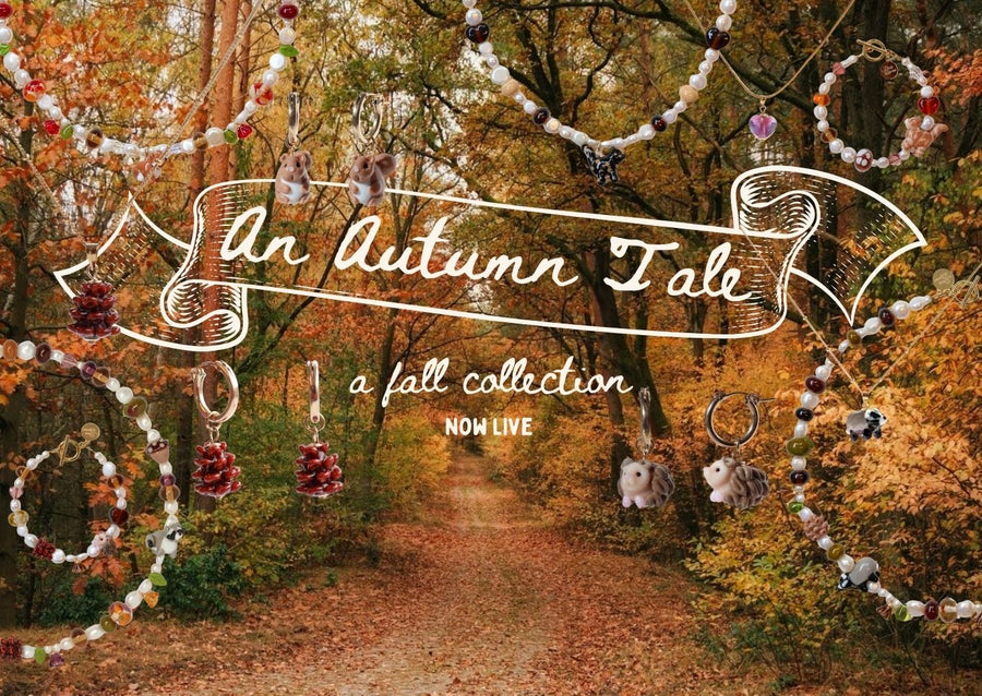 Fox in the Fallen Leaves Necklace