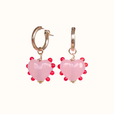 Sherbet Heart Earrings