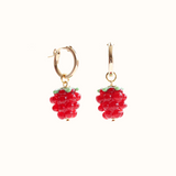 Red Raspberry Earrings