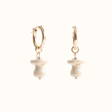 Button Mushroom Earrings