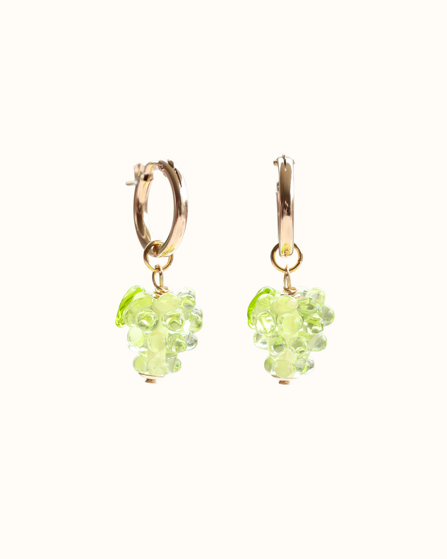 Green Grape Earrings