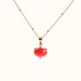 Tomato Charm Necklace
