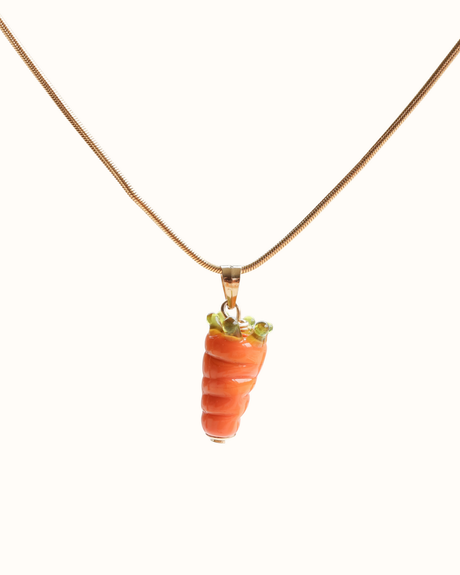 Carrot Charm Necklace
