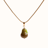 Pear Charm Necklace